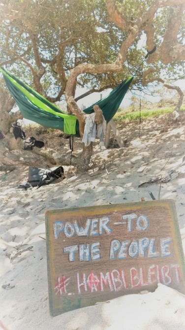 Nachhaltiger Aktivismus am Strand